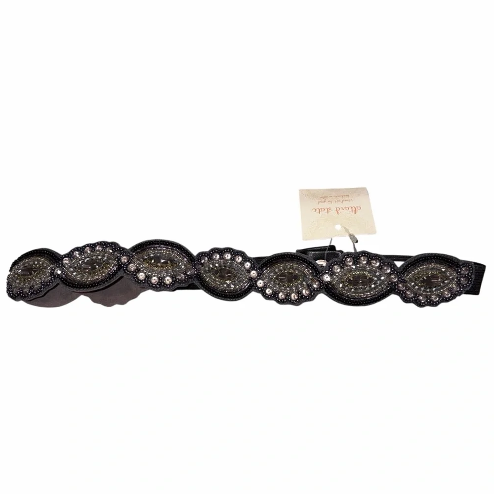 NEW Altar’d State Rhinestone Embellished Belt Headband size Small